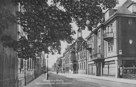 Die Rathausstraße (ca. 30er Jahre des 20. Jahrhunderts)