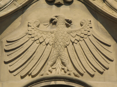 Detail der Neuen Reichspost (Juli 2007)